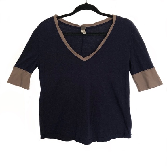 Free People Tops - Free People We The Free V-neck T-shirt Size XS